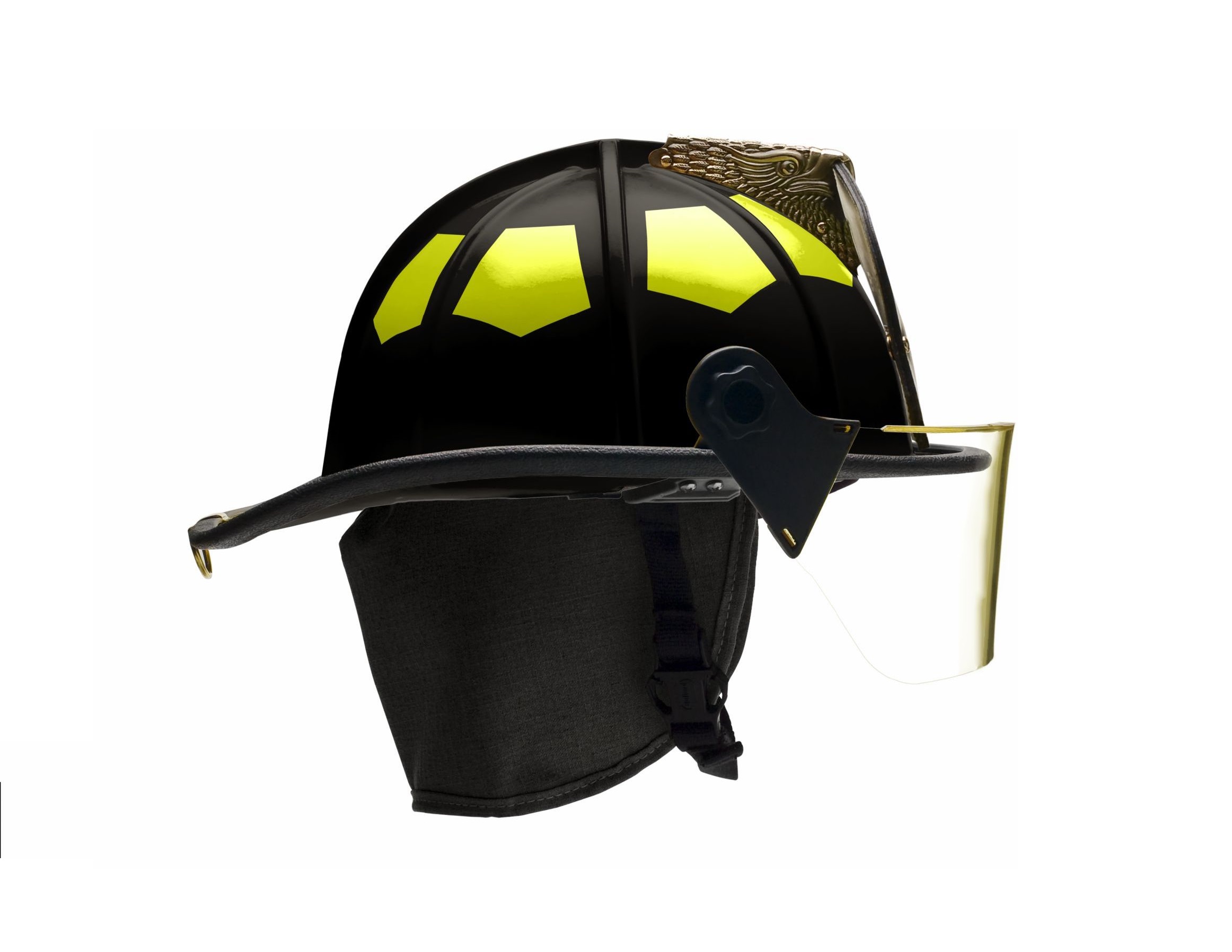 Casco de bomberos para bomberos (plástico), diseño de casco de plástico